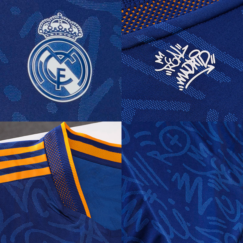 Segunda Camiseta adidas de Real Madrid 2021-22