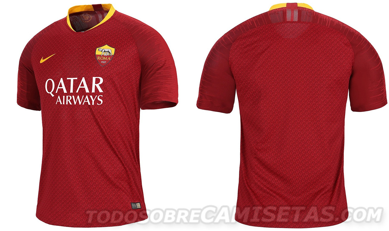 Serie A 2018-19 Kits - AS Roma home