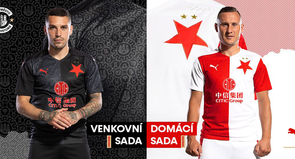 SK Slavia Praha 2020-21 Puma Home Kit - Football Shirt Culture