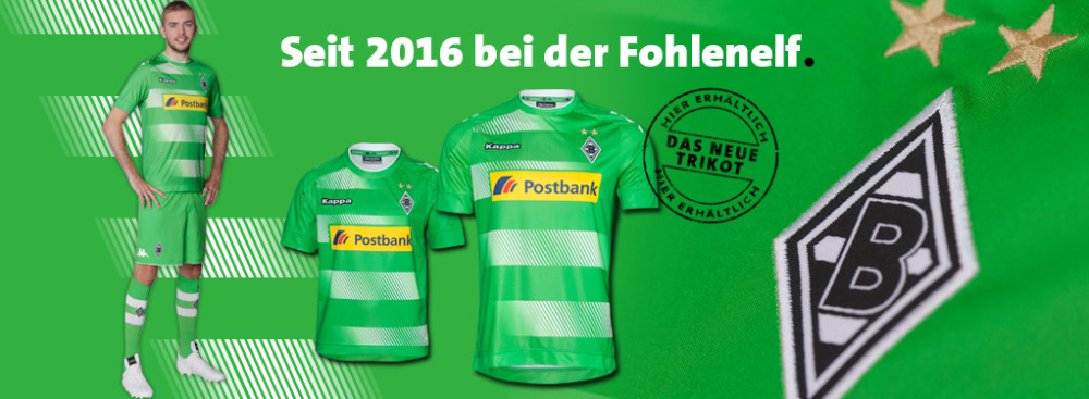 Borussia Mönchengadbach Kappa away kit 2016-17