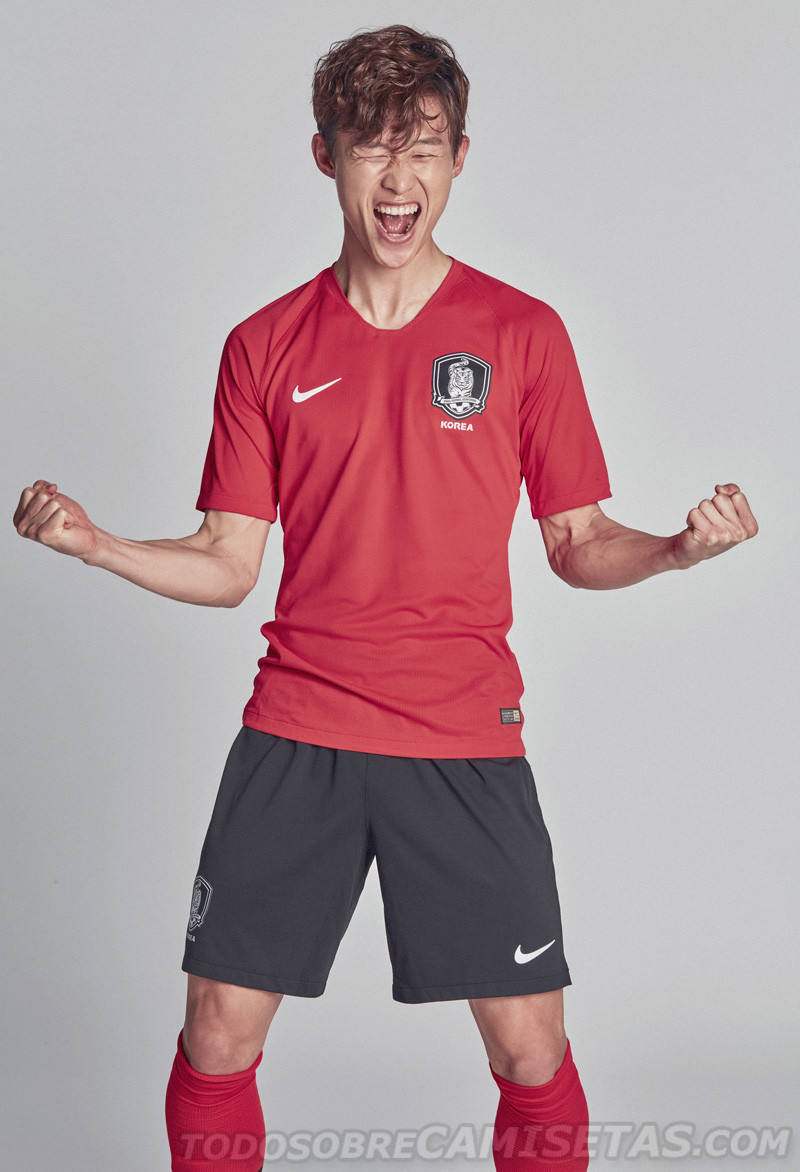 Duquesa paño Al frente South Korea 2018 World Cup Nike Kits - Todo Sobre Camisetas