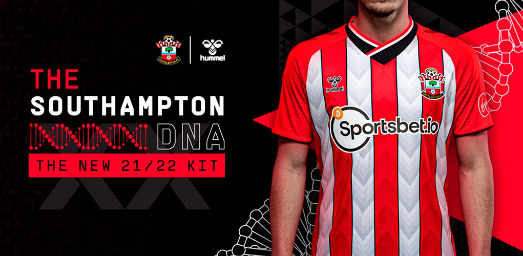 Southampton FC 2021-22 Hummel Home Kit