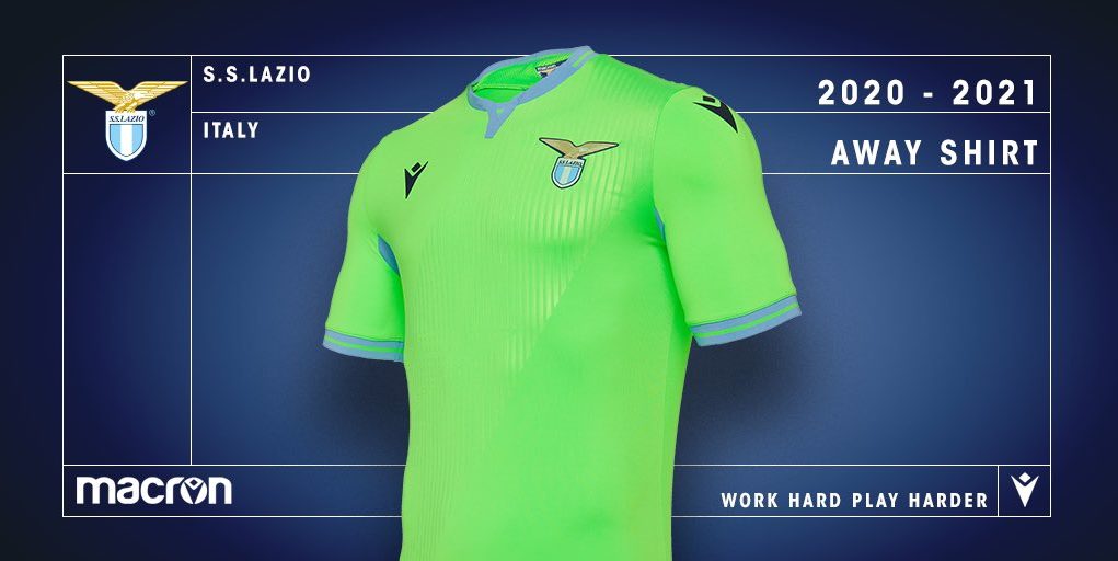 Ss Lazio 2020 21 Macron Away Kit Todo Sobre Camisetas