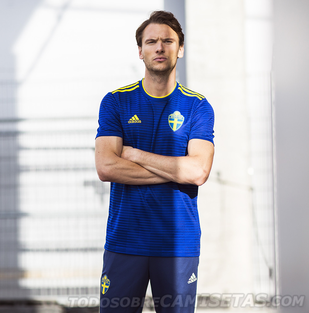 Sweden 2018 World Cup adidas Away Kit