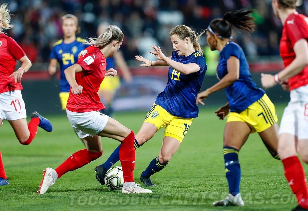 Sweden adidas Women’s World Cup 2019 away Kit