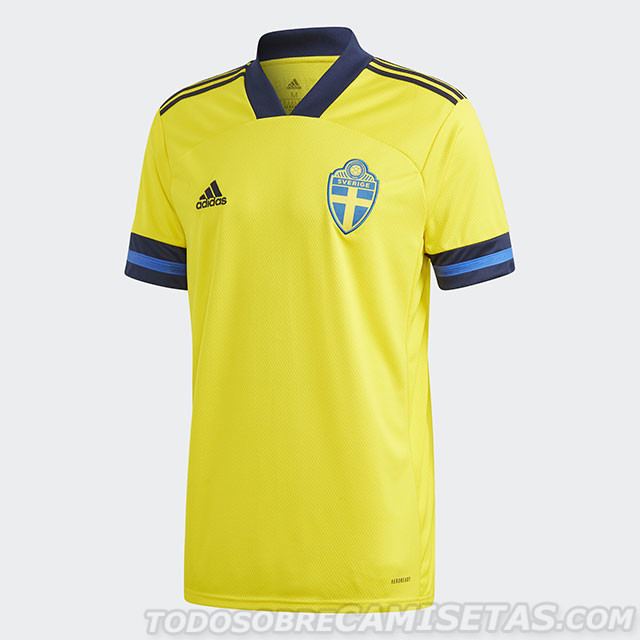 Sweden EURO 2020 adidas Home Kit