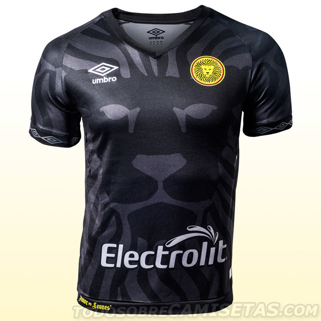 Tercer jersey Umbro de Leones Negros 2020-21