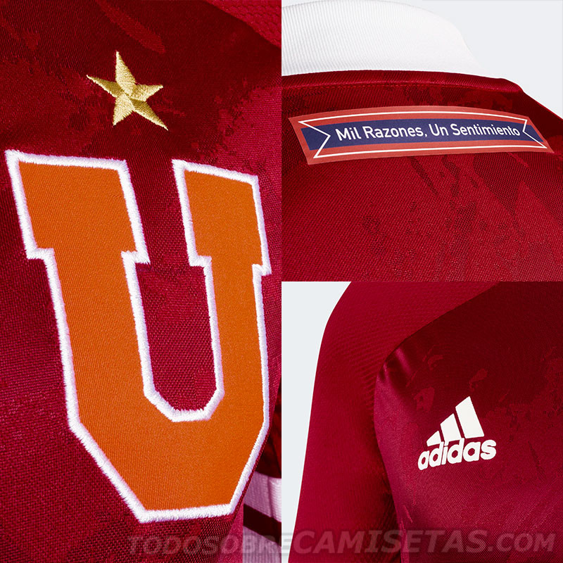 Tercera camiseta adidas de U de Chile 2020-21