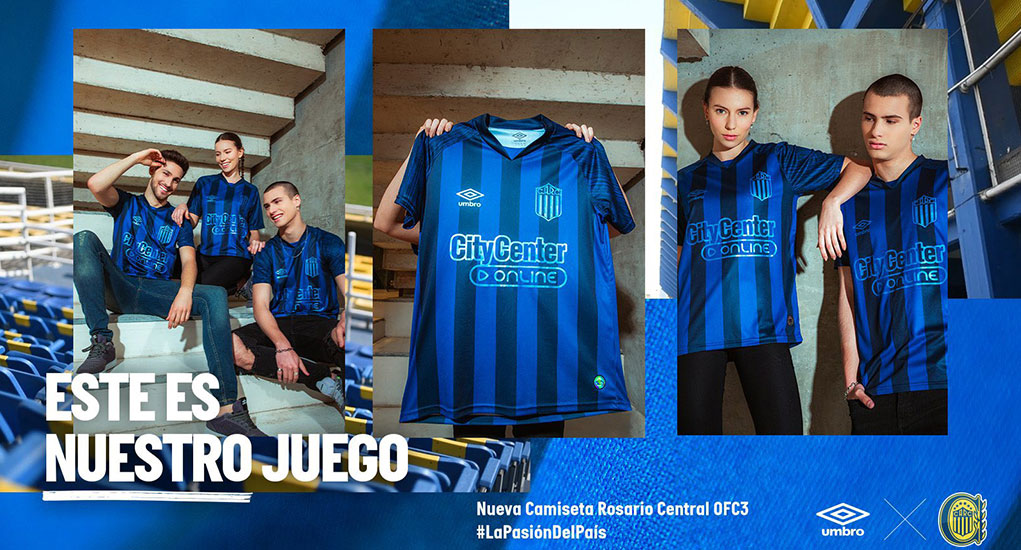 Tercera Camiseta Umbro de Rosario Central 2022-23