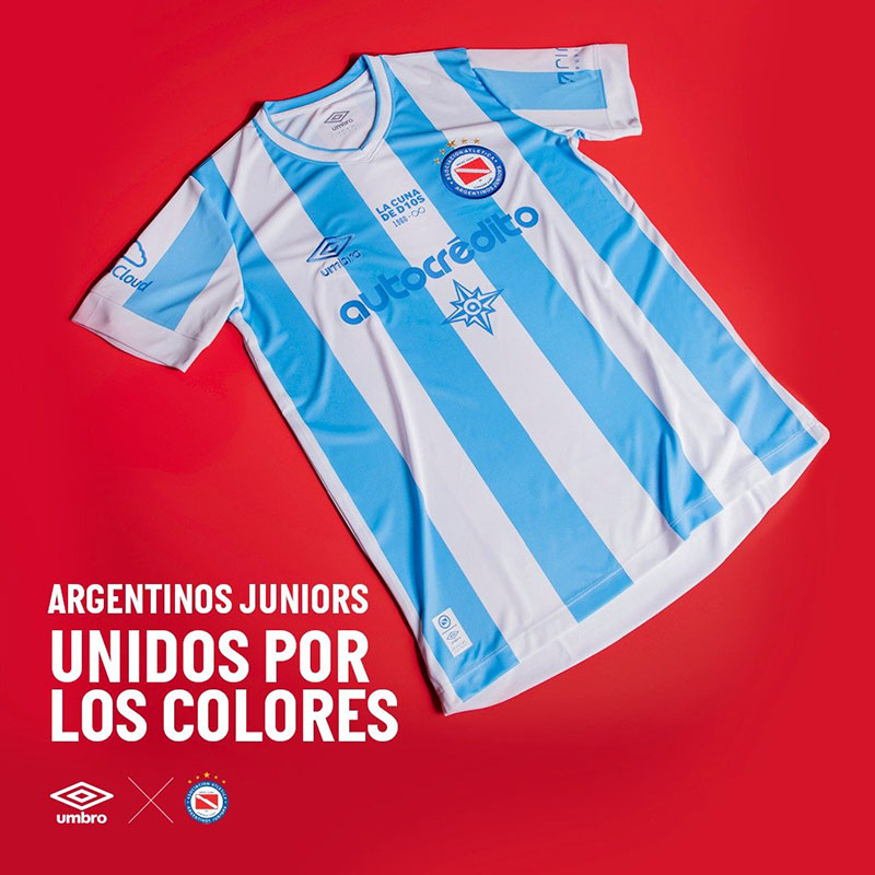 Tercera camiseta Umbro de Argentinos Juniors 2021-22