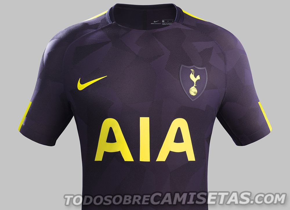 Tottenham 2017-18 Nike Third Kit
