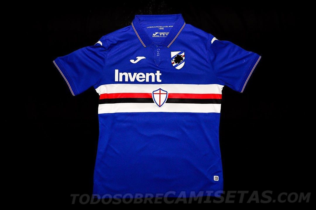 UC Sampdoria 2019-20 Joma Home Kit