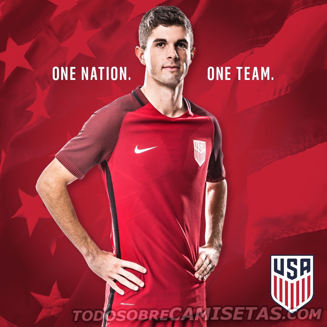 USA 2017 Nike Red Jersey