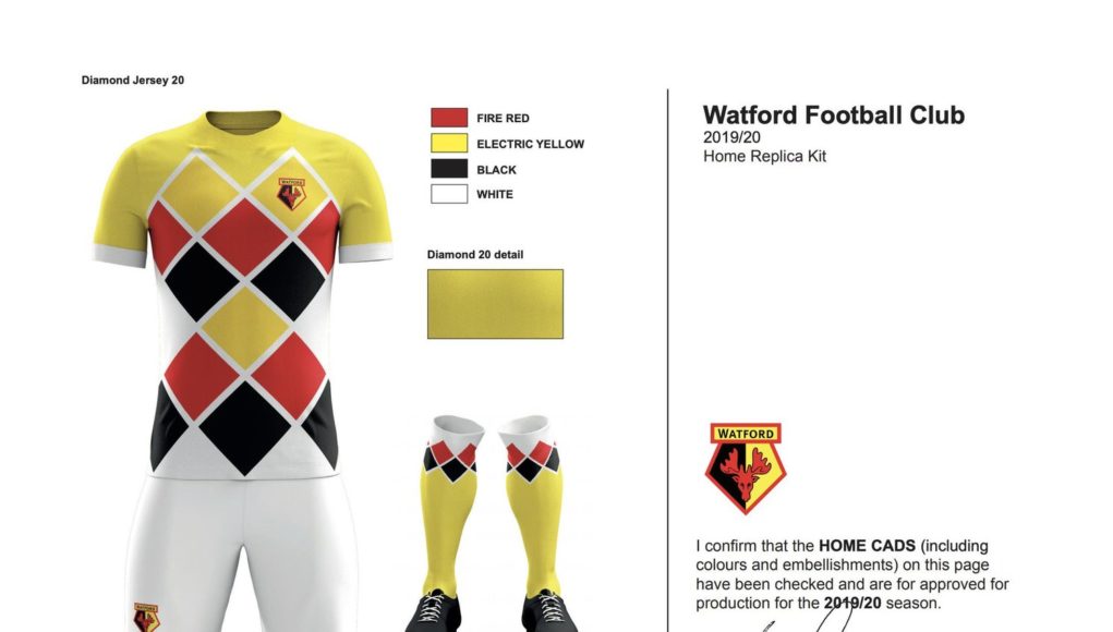 Watford presenta su kit 2019-20 en April Fool's