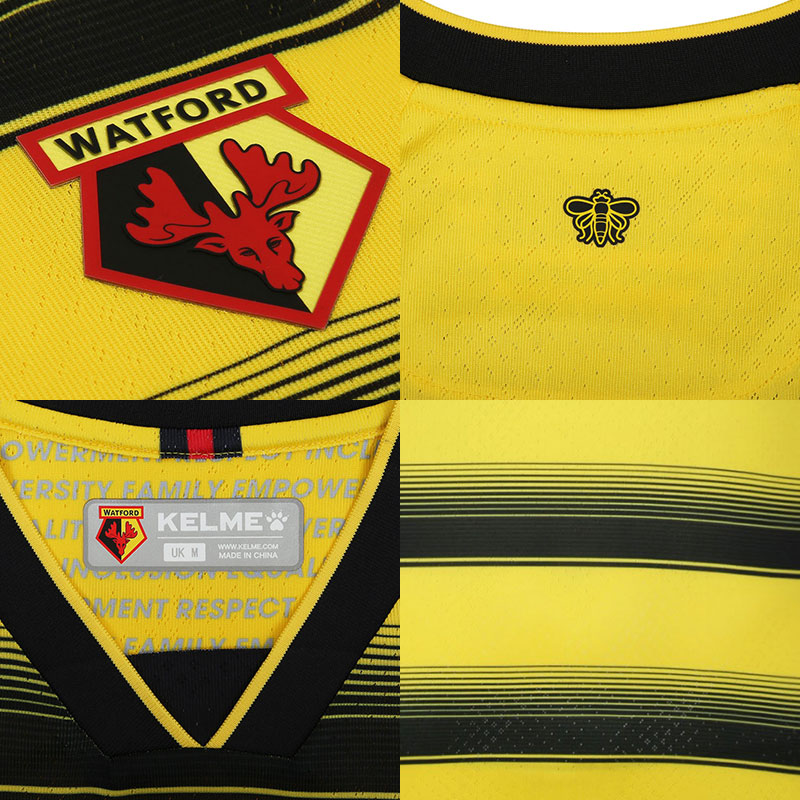 Watford FC 2021-22 Kelme Home Kit