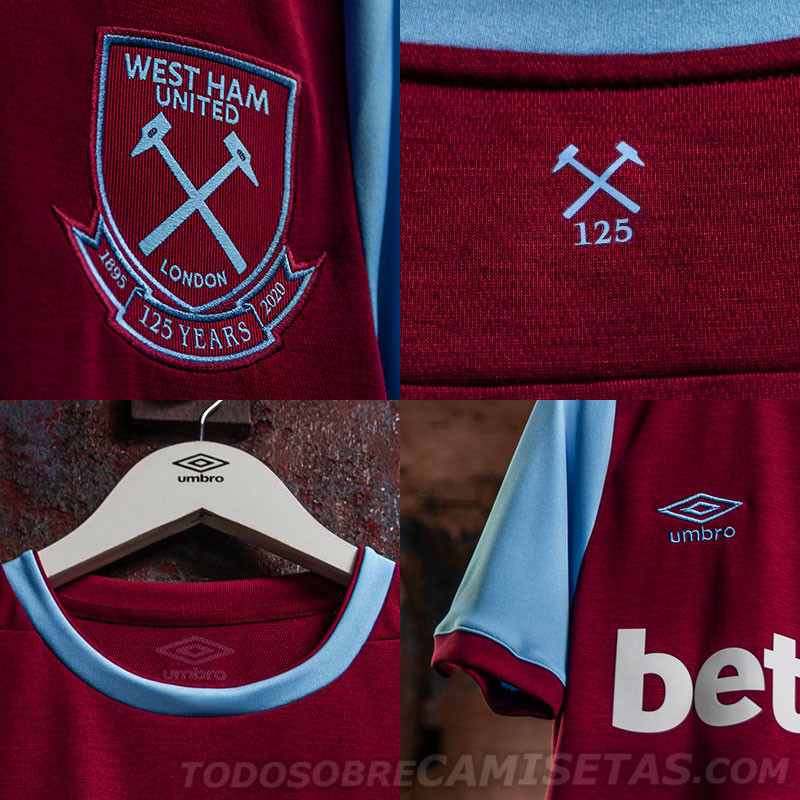 West Ham United 2020-21 Umbro Home Kit